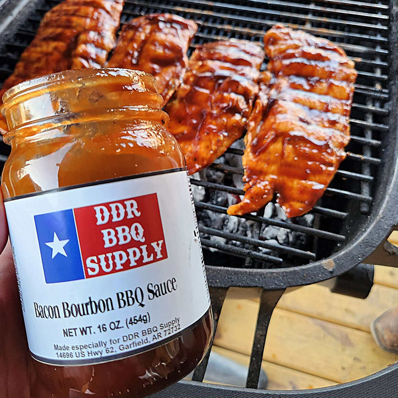 DDR BBQ Supply Bacon Bourbon BBQ Sauce - 16 oz