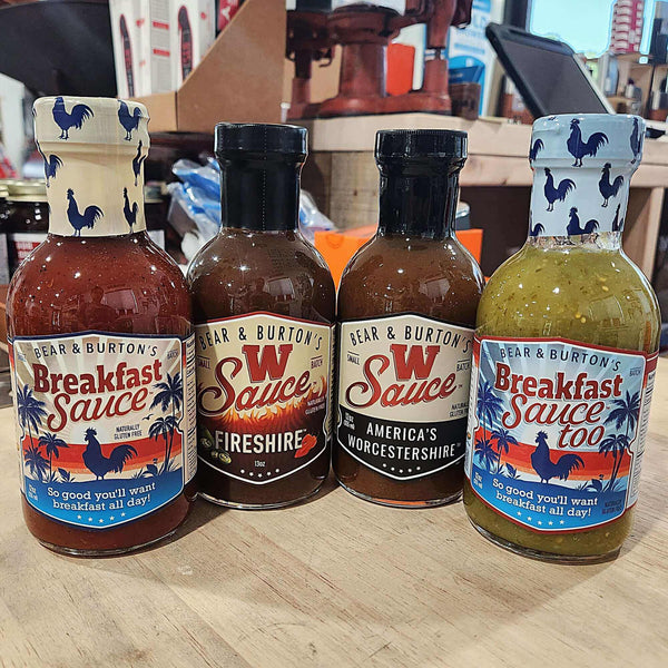 What's Your Favorite Use for Bear & Burton's W Sauce, Fireshire and Breakfast Sauces?