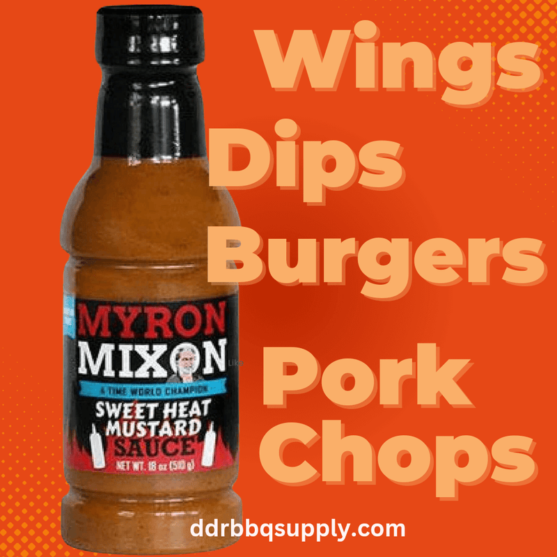 Ways to use myron mixon mustard sauce with food.