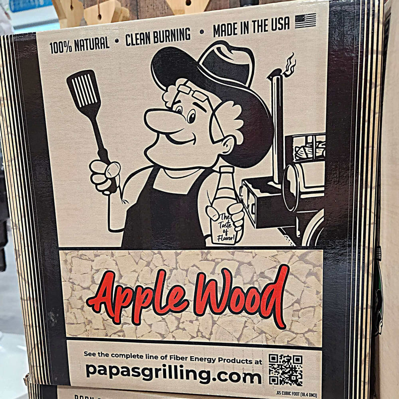 Papa's Brand Apple .65 cu-ft Mini Log / Cooking / Firewood Box