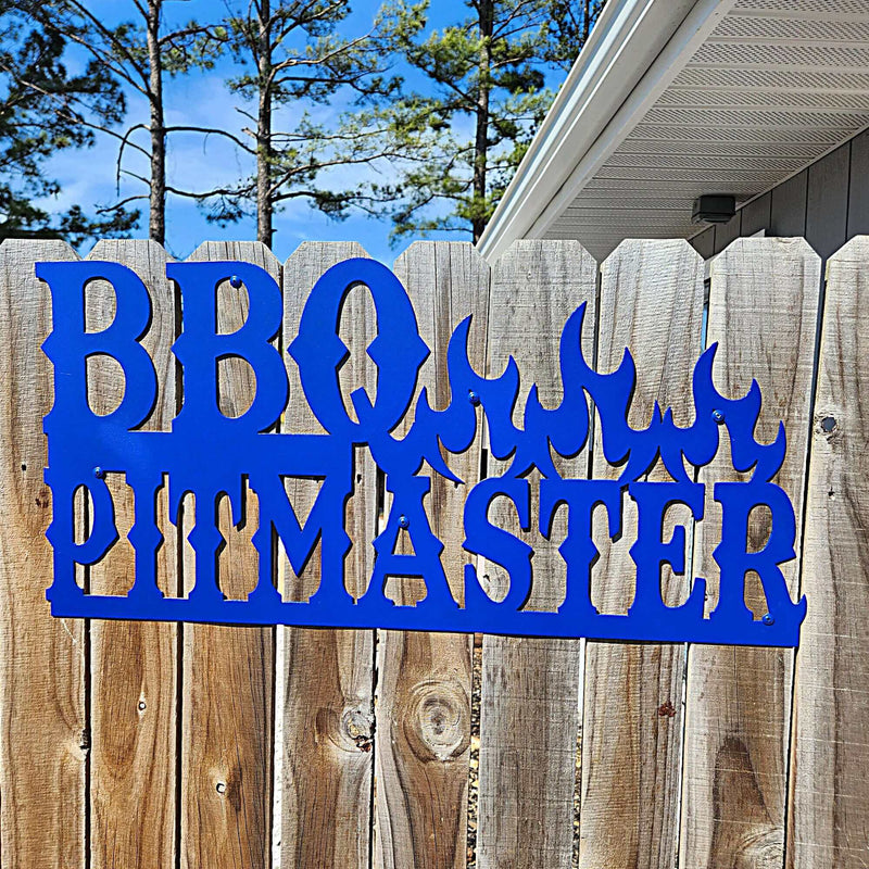 BBQ Pitmaster Metal BBQ Sign
