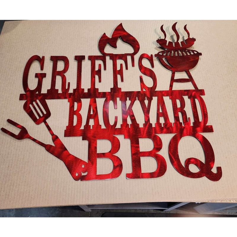 barbecue gift ideas personalized metal signs