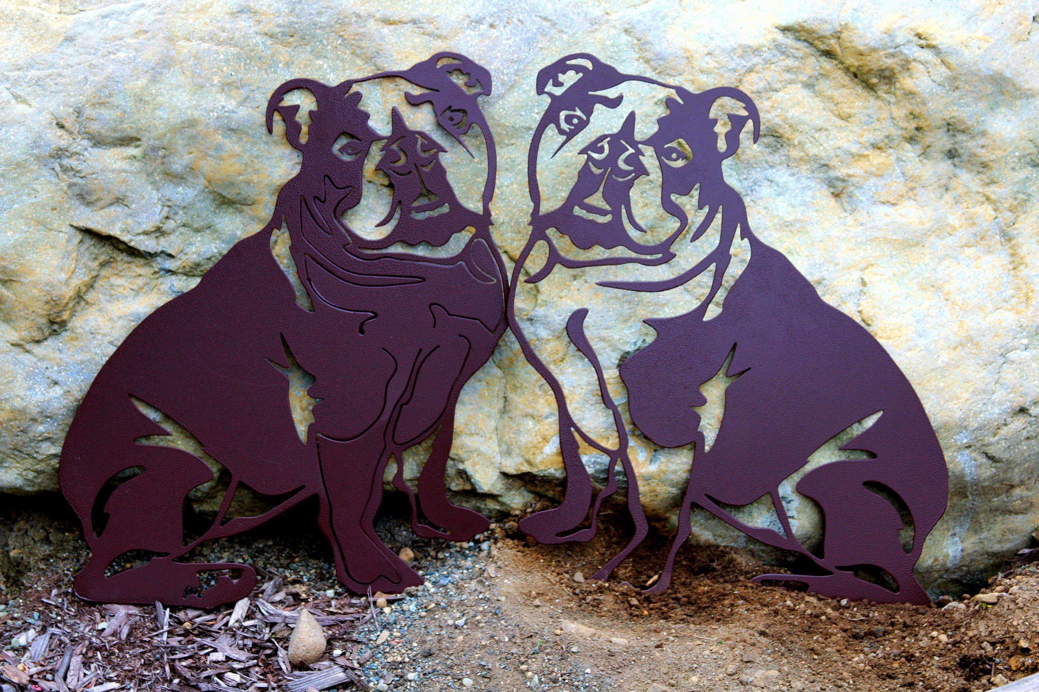 Bulldogs Metal Sign