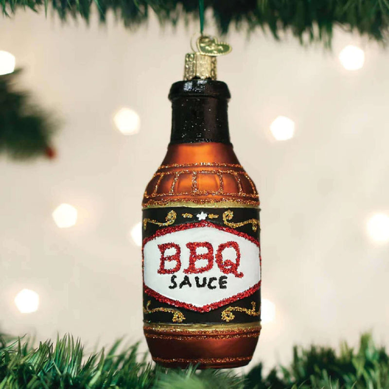 BBQ Sauce Christmas Ornament