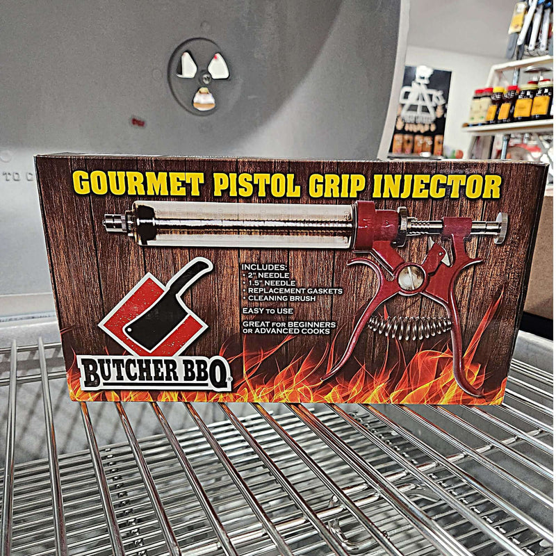 Butcher BBQ Gourmet Pistol Grip Meat Marinade Injector
