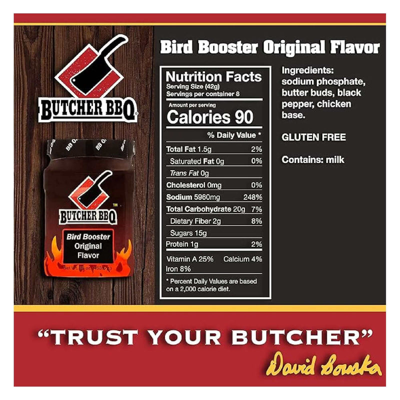 Butcher BBQ Bird Booster Original Flavor - For All Poultry