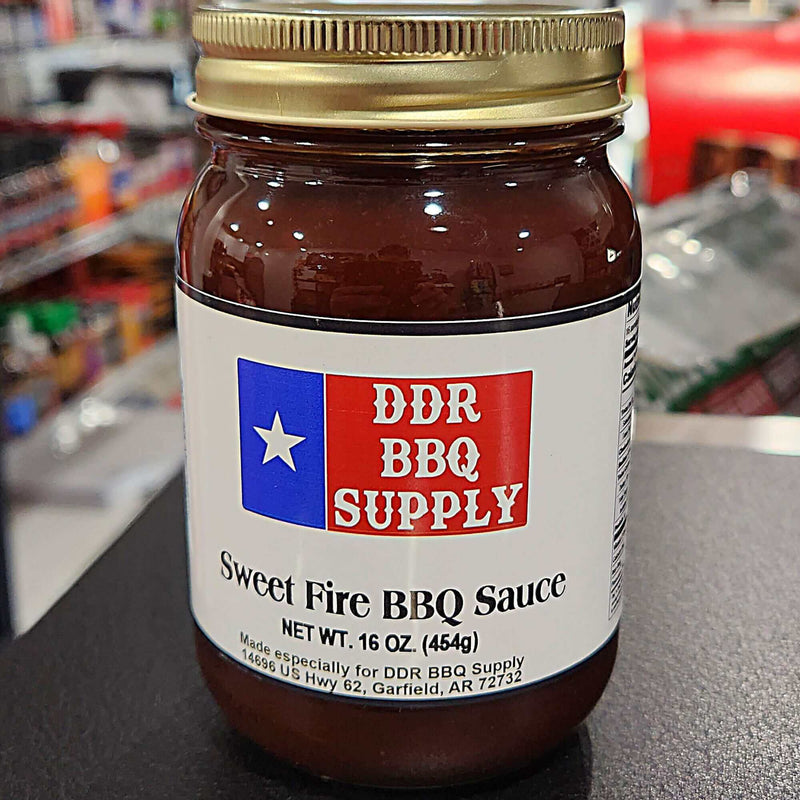 DDR BBQ Supply Sweet Fire BBQ Sauce - 16 oz
