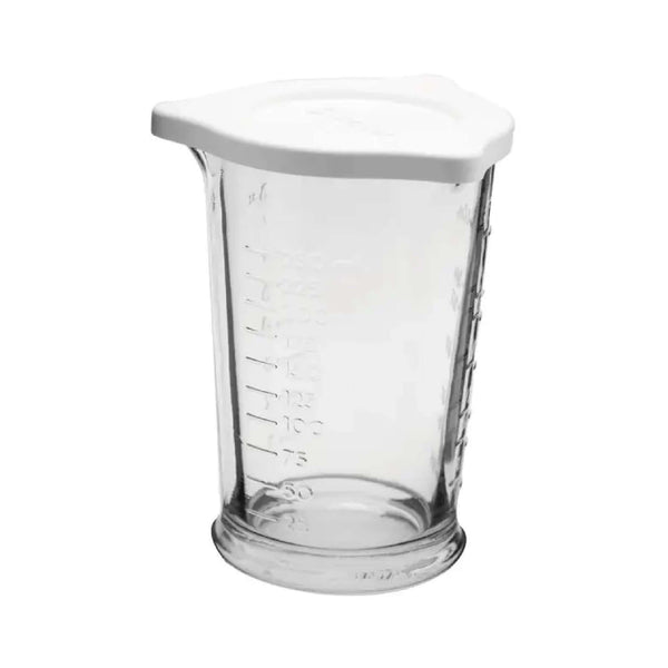 Triple Pour Measuring Glass with Lid, 8-Ounce
