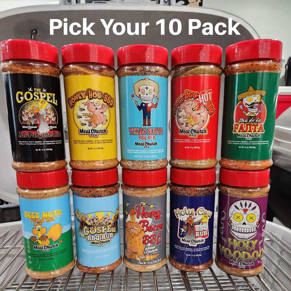 Meat Church Pick Your 10 Pack