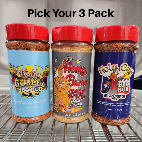 Meat Church Pick Your 3 Pack