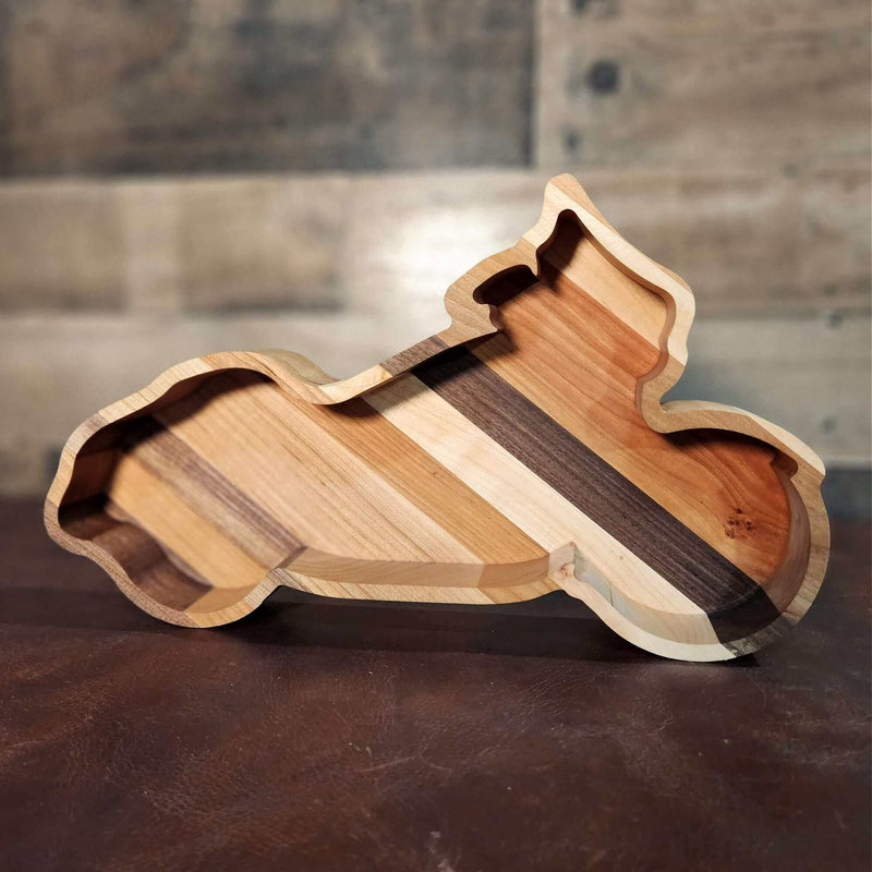 Motorcycle Wood Tray