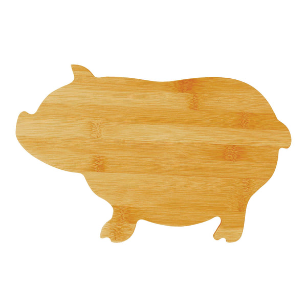 Pig Shaped Bamboo Cutting Board