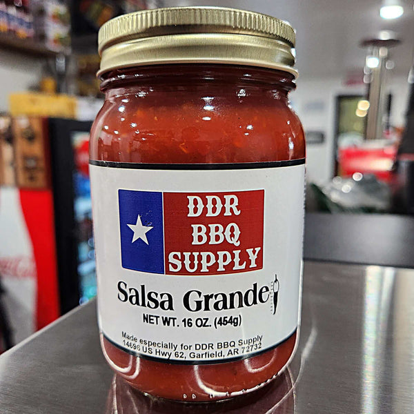 DDR BBQ Supply Hot Red Salsa Grande Pint - 16 oz
