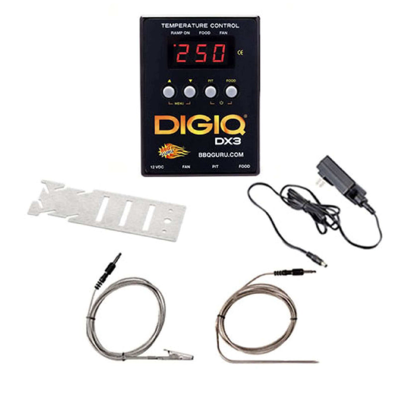 BBQ Guru DigiQ® DX3 Temperature Controller for Old Country Gravity Fed Smoker