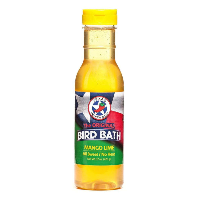 Texas Pepper Jelly Bird Bath Mango Lime Sweet- 12 oz
