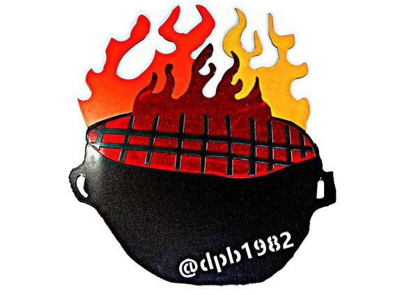 Dan Baumann BBQ Custom Metal Logo Sign