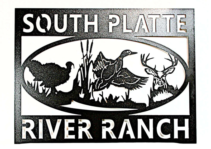 South Platte River Ranch Sign