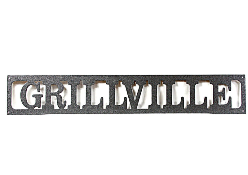 Custom Grillville  Metal BBQ Sign