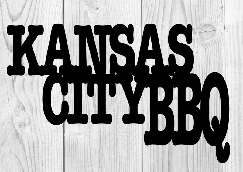 Kansas City BBQ  Metal BBQ Sign