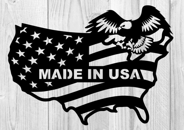 Made in USA with Eagle