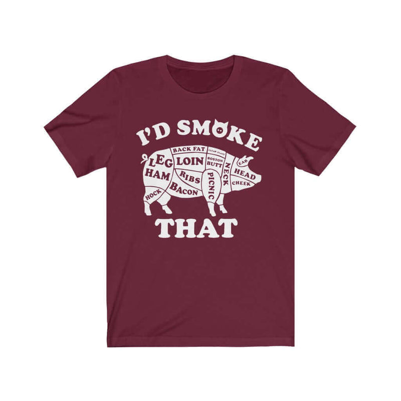 I'd Smoke That Pig Barbecue T-Shirt