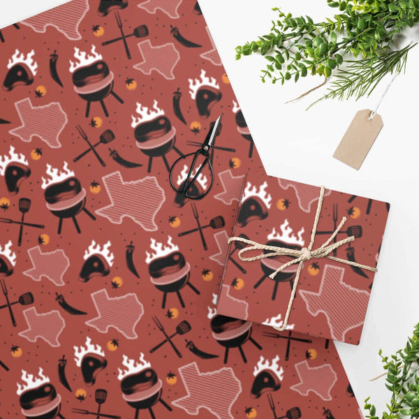 Texas BBQ Wrapping Paper