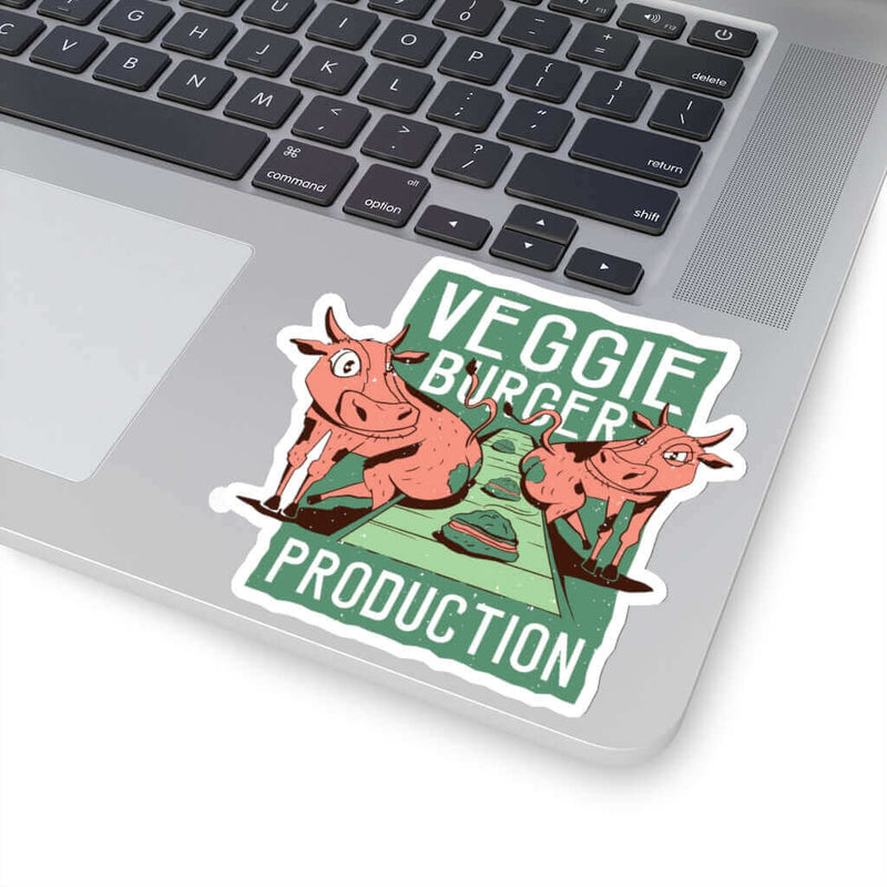 Veggie Burger Production BBQ Sticker