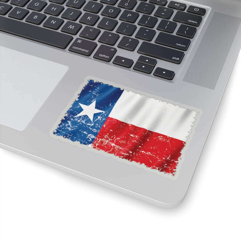 Texas Flag BBQ Sticker