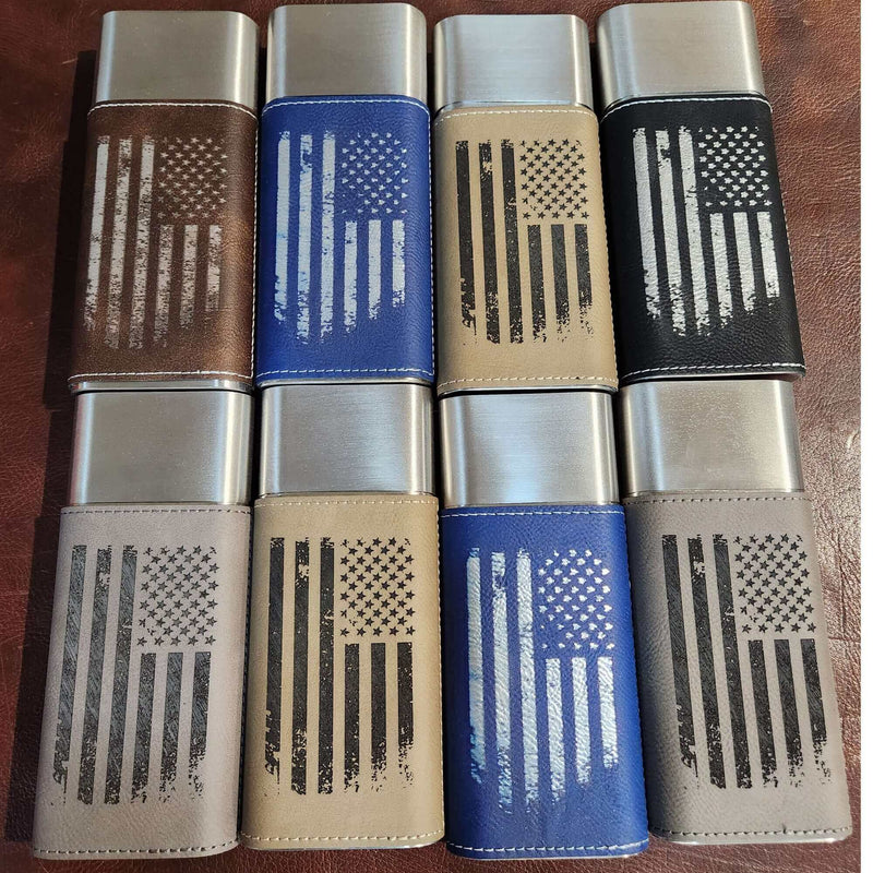 Personalized cigar holder with american flag