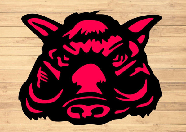 Boar Metal Barbecue Sign