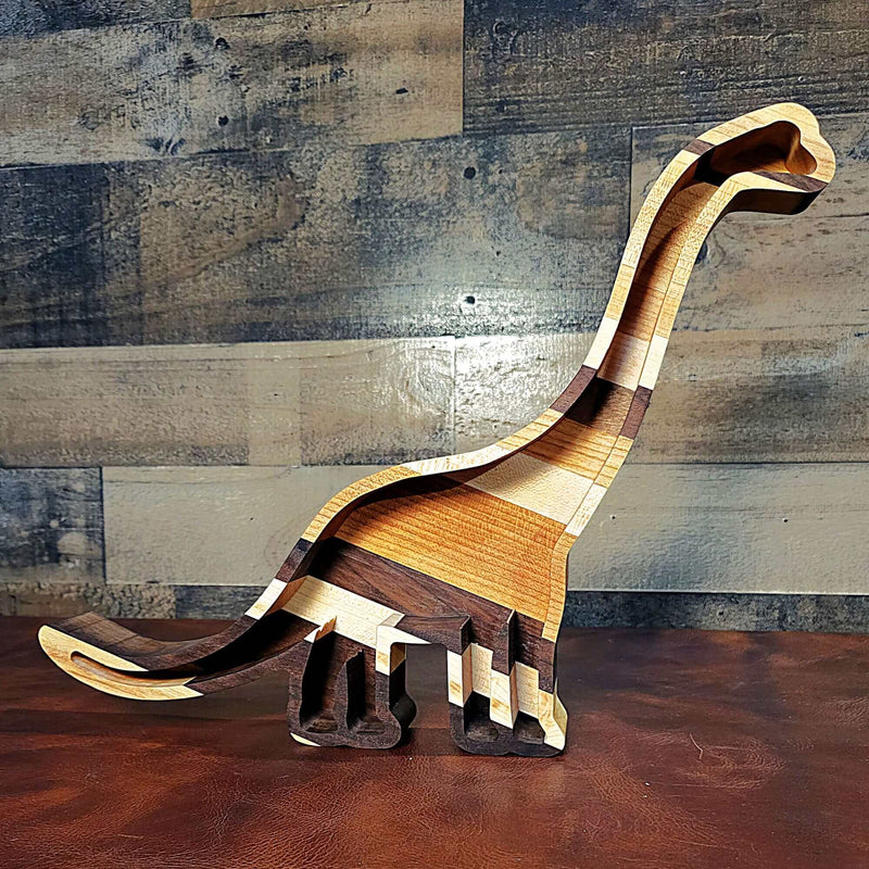 Dinosaur Wood Tray--Brontosaurus
