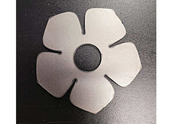 Flower Raw Metal Cutout