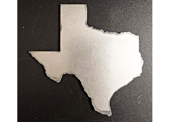 State of Texas Raw Metal Cutout