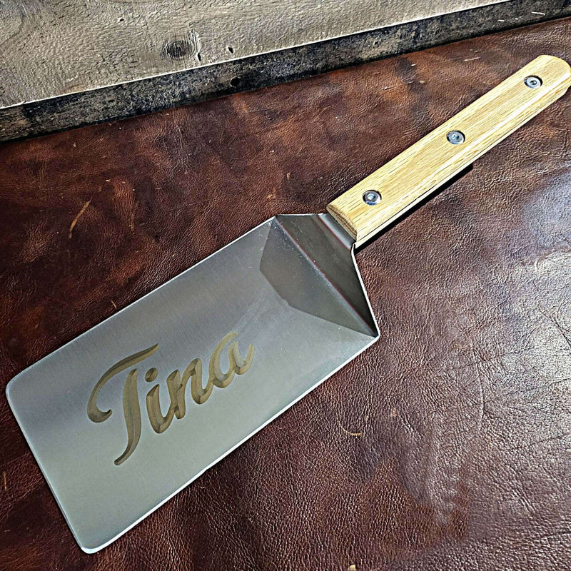 Custom Stainless Steel BBQ Spatula - Can Be Personalized