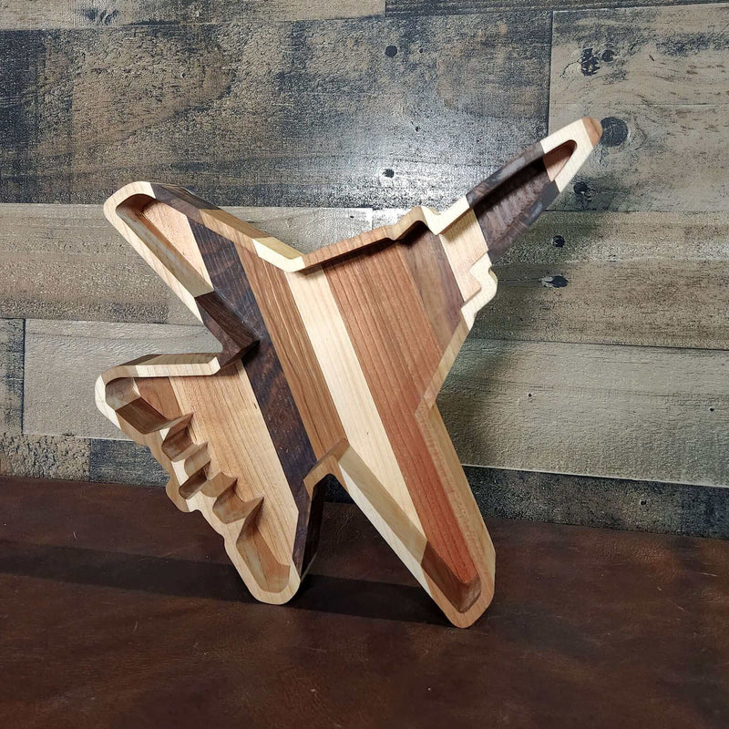 Fighter Jet Wood Tray