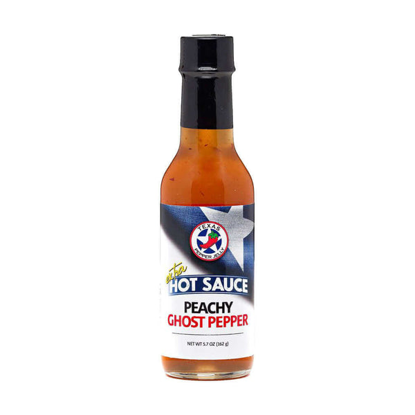 Texas Pepper Jelly Peachy Ghost Pepper Hot Sauce - 5.7 oz