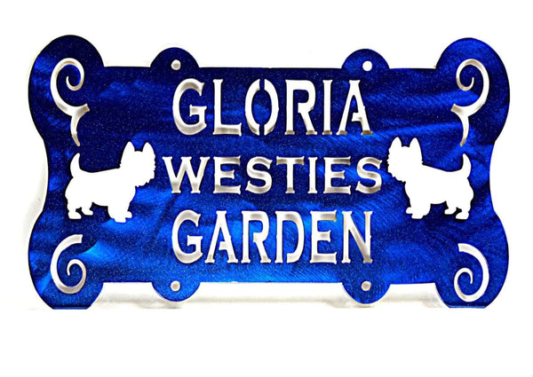 Westies Garden Sign
