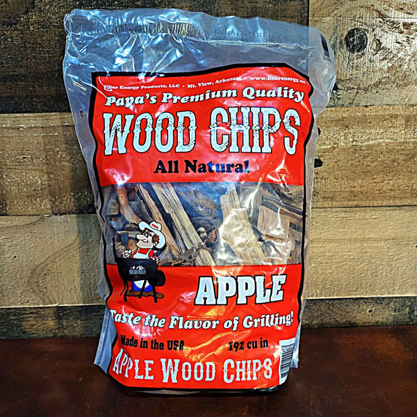Papa's Brand Apple Flavor Wood Chips