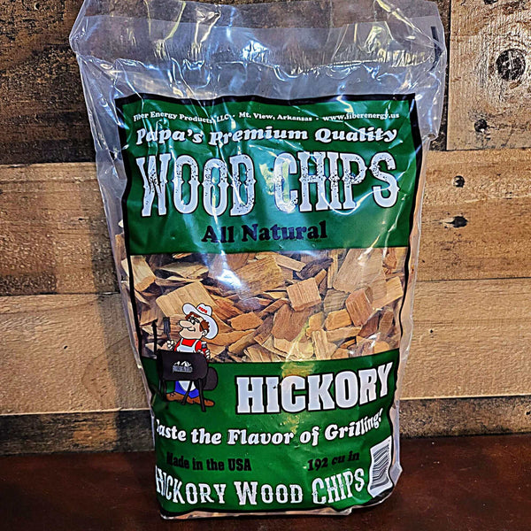 Papa's Brand Hickory Flavor Wood Chips