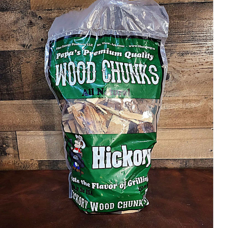 Papa's Brand Hickory Flavor Wood Chunks