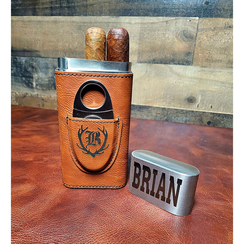 Firefighter Cigar Holder--Holds 3 Cigars