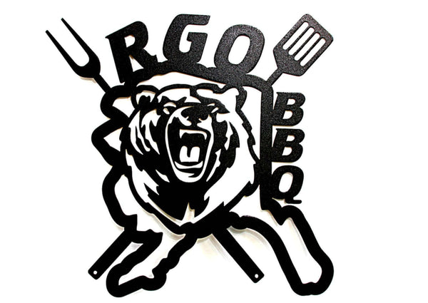 RGO BBQ Custom Metal Logo Sign