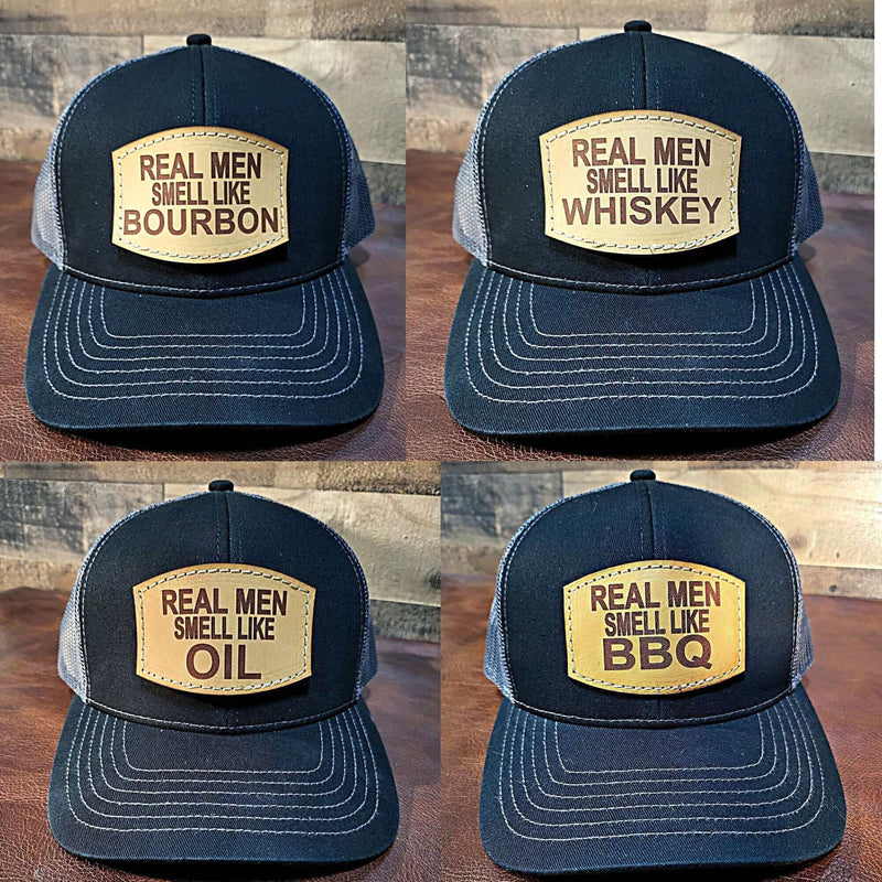 Real Men Smell Like Oil Hat