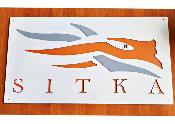 Sitka Custom Metal Logo Sign