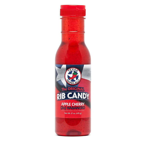 Texas Pepper Jelly Rib Candy Apple Cherry 2x Habanero - 17 oz