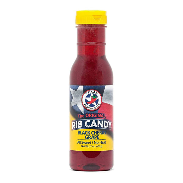 Texas Pepper Jelly Rib Candy Black Cherry Grape Sweet - 17 oz