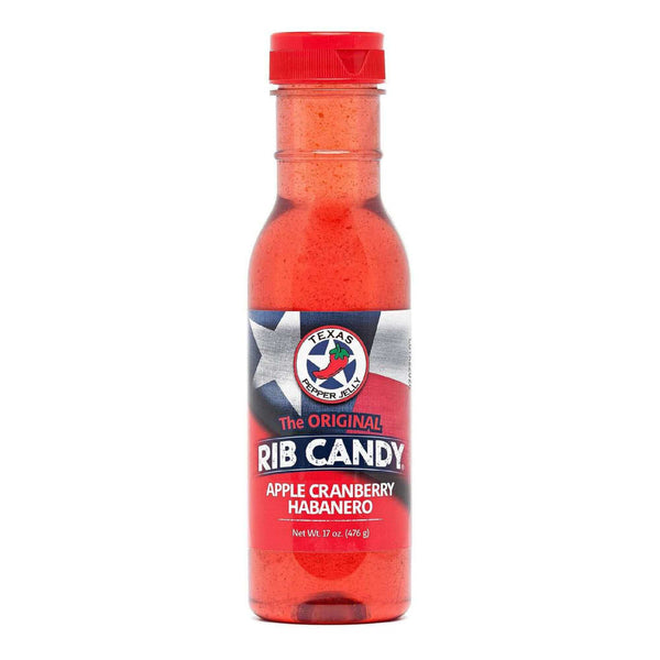 Texas Pepper Jelly Rib Candy Apple Cranberry Habanero - 17 oz