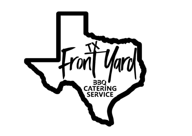 TX Front Yard BBQ Catering Service Custom Metal Logo Sign