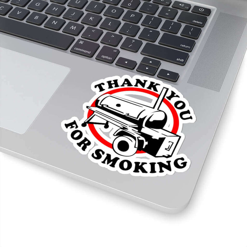 Thank You For Smoking BBQ Sticker