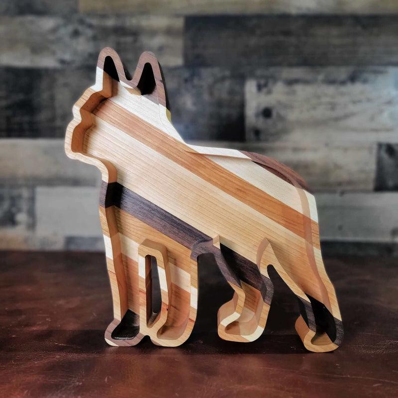 Boston Terrier Wood Tray